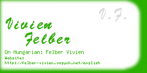 vivien felber business card